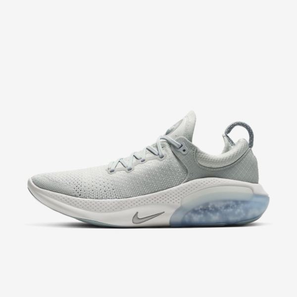 Nike Joyride Run Flyknit | Light Silver / Ocean Cube / Platinum Tint / Metallic Silver