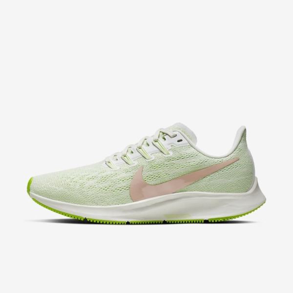 Nike Air Zoom Pegasus 36 | Phantom / Barely Volt / Spruce Aura / Bio Beige - Click Image to Close