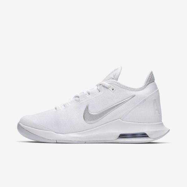 NikeCourt Air Max Wildcard | White / White / Pure Platinum / Metallic Silver