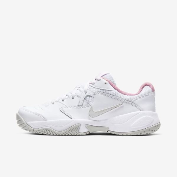 NikeCourt Lite 2 | White / Pink Foam / Photon Dust - Click Image to Close