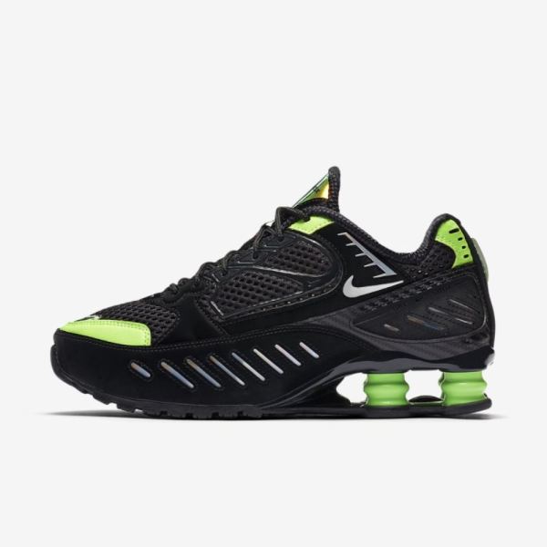 Nike Shox Enigma 9000 | Black / Lime Blast / Black - Click Image to Close