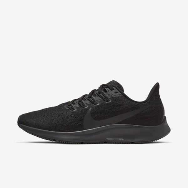 Nike Air Zoom Pegasus 36 | Black / Oil Grey / Thunder Grey / Black - Click Image to Close