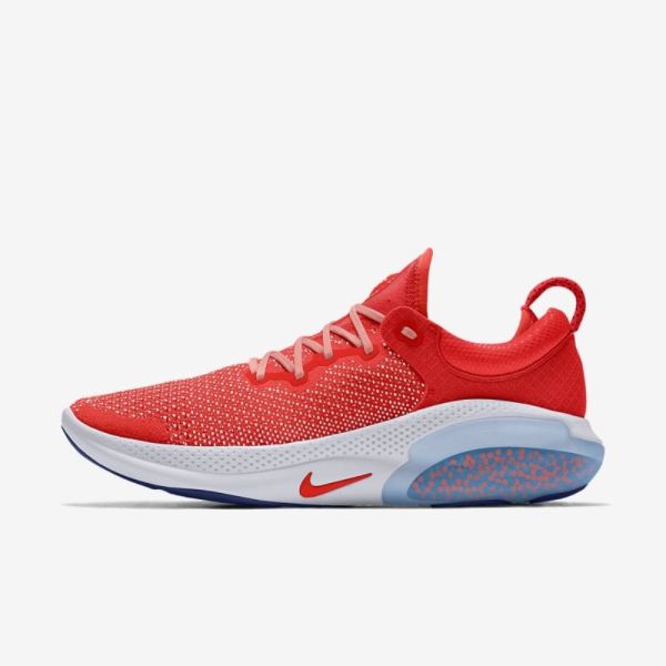 Nike Joyride Run Flyknit By You | Bright Crimson / White