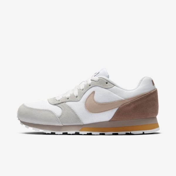 Nike MD Runner 2 | White / Desert Dust / Pollen Rise / Fossil Stone - Click Image to Close