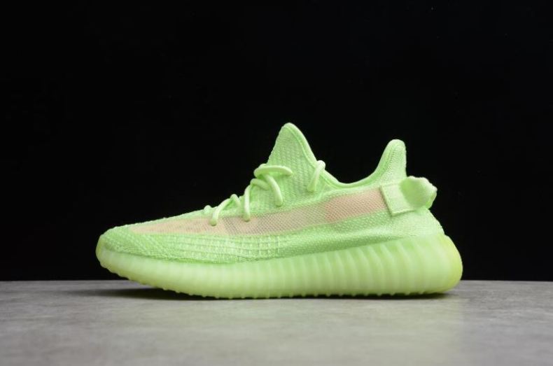 Men's Adidas Yeezy Boost 350 V2 GID Fluorescent Green EG5293