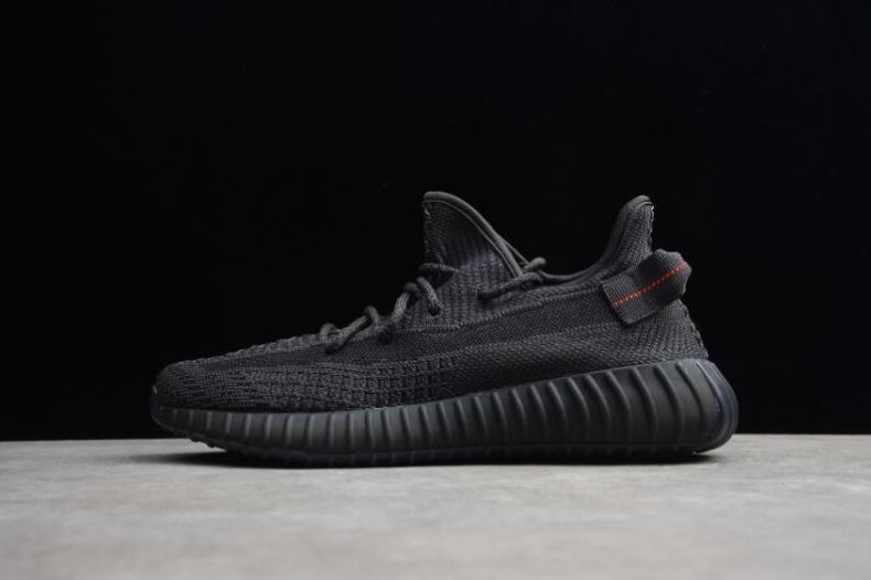 Women's Adidas Yeezy Boost 350 V2 Black Non-Reflective FU9006