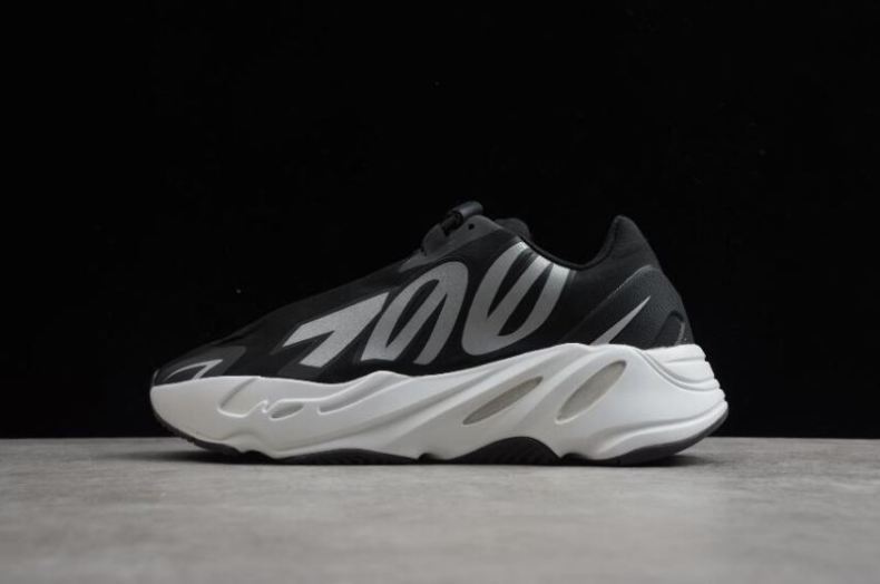 Men's Adidas Yeezy 700 MNVN 3M Black White FV4445