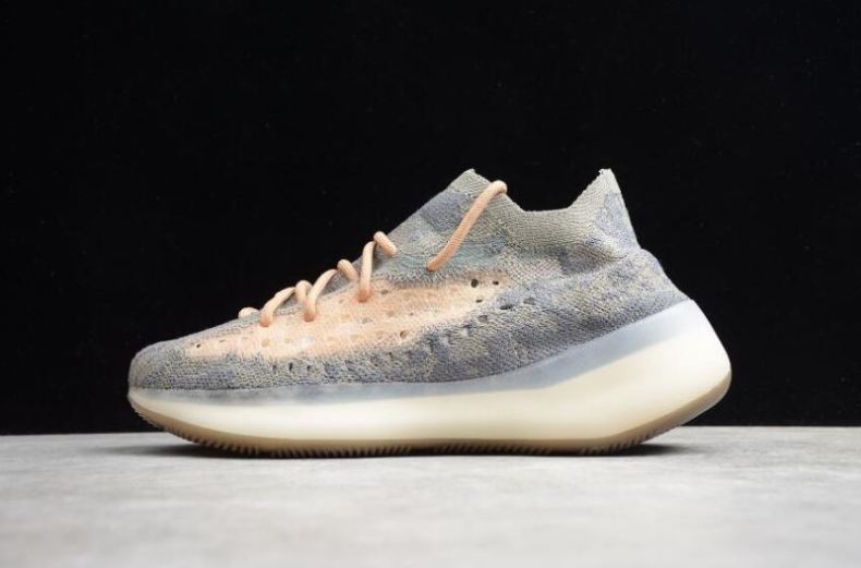 Men's Adidas Yeezy Boost 380 Mist Reflective Grey Blue FX9846 - Click Image to Close