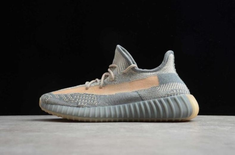 Men's Adidas Yeezy Boost 350 V2 Khaki Blue FZ5421 - Click Image to Close